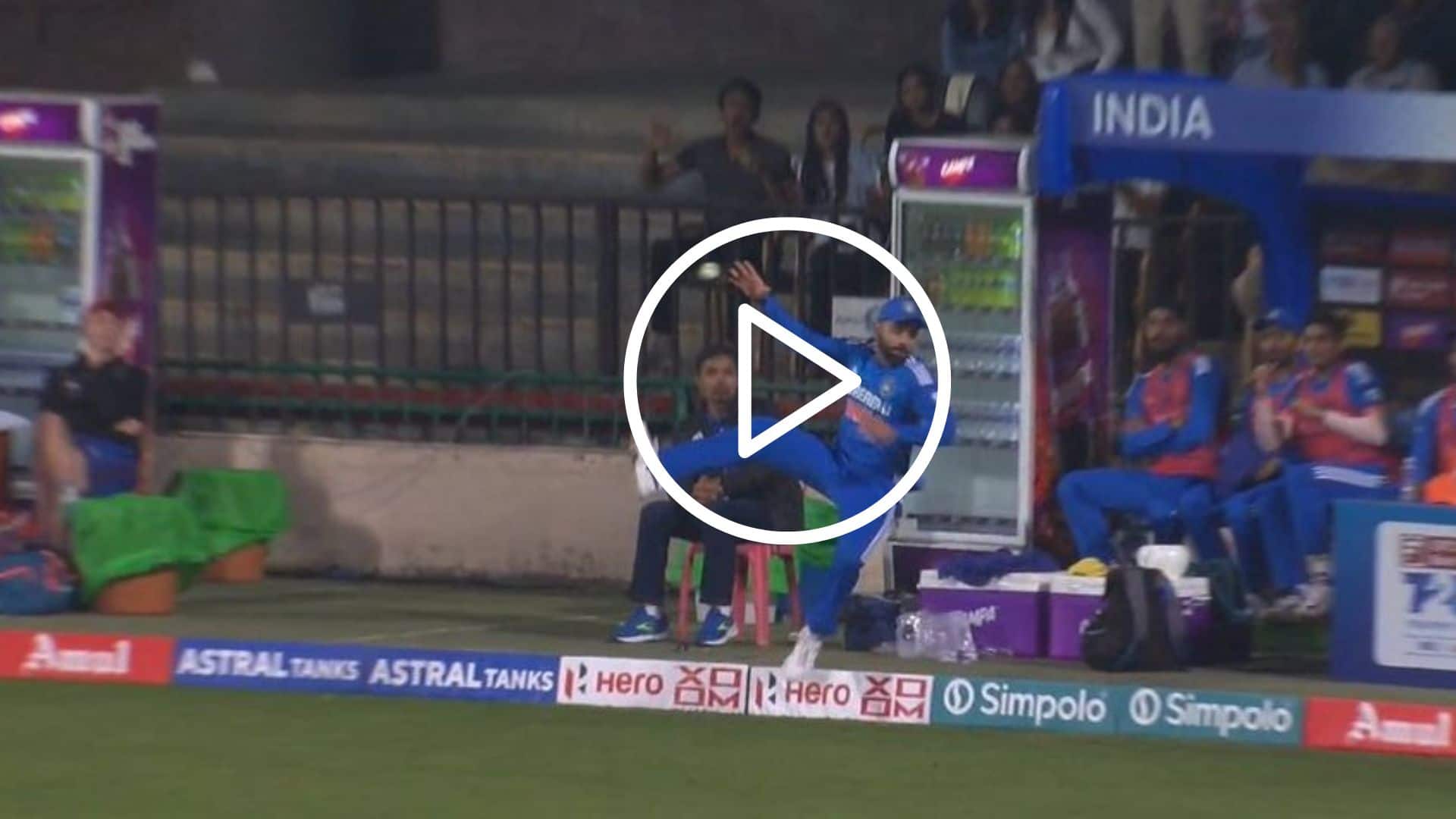 [Watch] Virat Kohli's 'Superman Save' Near Ropes Takes IND-AFG 3rd T20I To Super Over